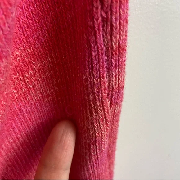 Wild Fable Pink Space Dye Sweater Knit Halter Dress Womens Stretch Large y2k - Picture 11 of 11